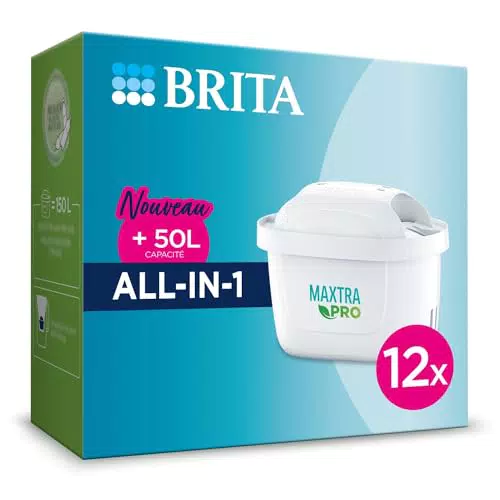 BRITA Filtre à Eau MAXTRA PRO - Réduction PFAS, pesticides, chlore et métaux