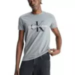 Calvin Klein Jeans T-Shirt Homme Manches Courtes Core Monologo Slim