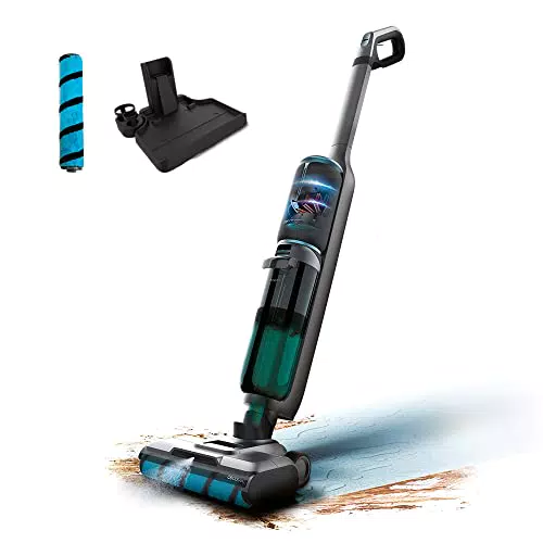 Cecotec Balai Électrique FreeGo Wash&Vacuum Spray - Lave et Aspire 250 W
