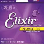Cordes Elixir® Bronze 80/20 pour guitare acoustique à résonateur POLYWEB®
