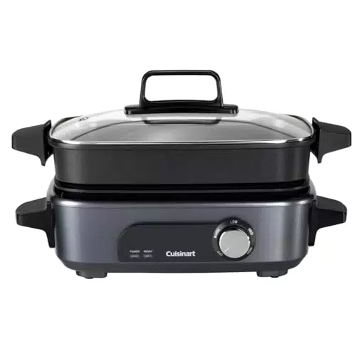 Cuisinart Cook In Multicuiseur 5 en 1 : Griller, Cuire à la vapeur, Mijoter