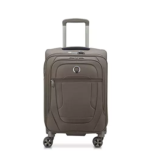 DELSEY PARIS - HELIUM DLX - Valise cabine souple slim - 55x40x20 cm - 35 litres - S - Moka