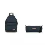 EASTPAK Taschen/Rucksäcke/Koffer Wyoming Black Denim NS Grau & Oval Single Trousse