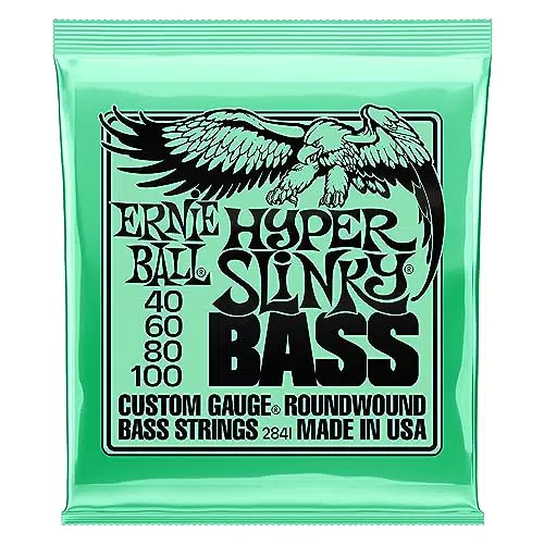 Ernie Ball Hyper Slinky Cordes en nickel pour basse électrique 40-100