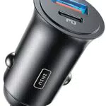 INIU Chargeur Voiture USB C 60W avec 2 Ports pour iPhone, Samsung, Huawei