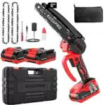 KUZUPRO Tronçonneuse Électrique Sans Fil 8 Pouces Brushless pour Élagage et Jardin