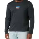 Levi's T-shirt graphique à manches longues Standard pour homme