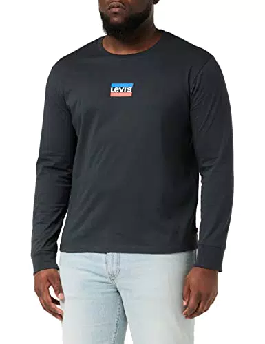Levi's T-shirt graphique à manches longues Standard pour homme