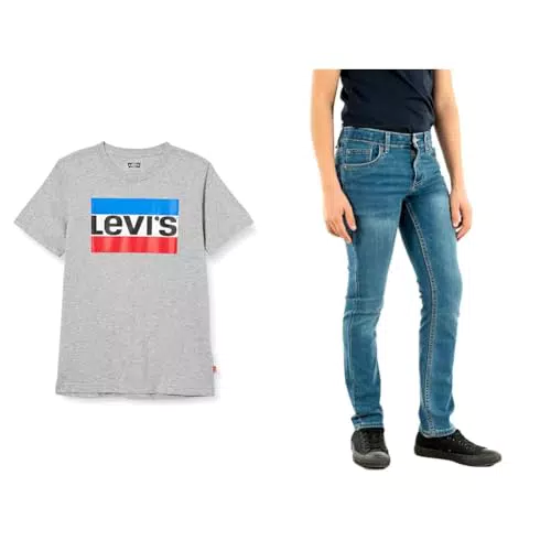 Levi's Kids Lvb-Sportswear Logo Tee Garçon White 6 Ans