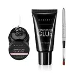Makartt Gel Adhésif pour Nail Art avec Strass et Cristaux Précieux