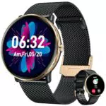 Montre Connectée Femme Smartwatch Sport HD Étanche avec Moniteur de Fréquence Cardiaque
