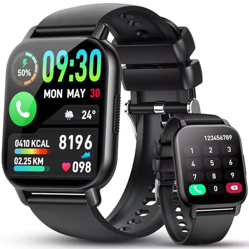 Montre Connectée Smartwatch HD 1.85" IP68 avec Cardiofréquencemètre et Suivi du Sommeil