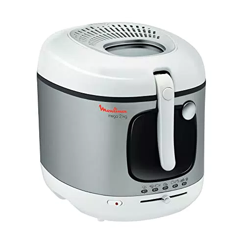 Moulinex Friteuse à huile AM480070 avec cuve antiadhésive et thermostat réglable