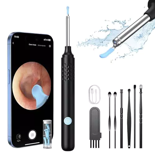 Otoscope Oreille HD 2160P Étanche avec Caméra et Lumières LED pour Smartphones