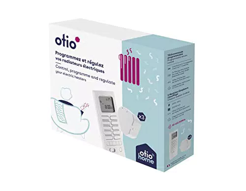 Otio Pack chauffage connecté avec télécommande et thermostat intelligent