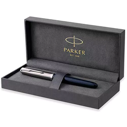 Parker 51 Stylo Plume avec Plume Fine et Cartouche d'Encre Noire