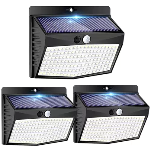 Peasur Lampe Solaire Extérieur avec Détecteur de Mouvement, Éclairage LED Étanche