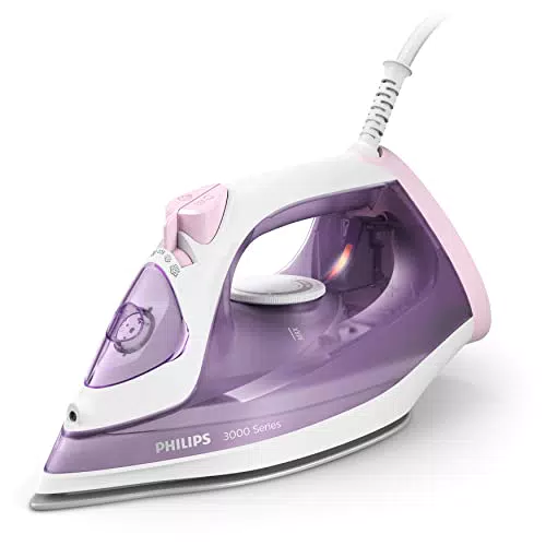 Fer à Repasser Vapeur Philips 3000 Series - Puissance 2400 W - Débit Vapeur 40 g/min - Effet Pressing 180 g - Céramique