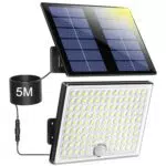 Realky Lampe Solaire Extérieure avec Détecteur de Mouvement et 113 LED IP65