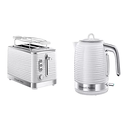 Russell Hobbs Bouilloire et Grille-Pain Toaster XL Inspire - Modèles 24360-70 et 24370-56