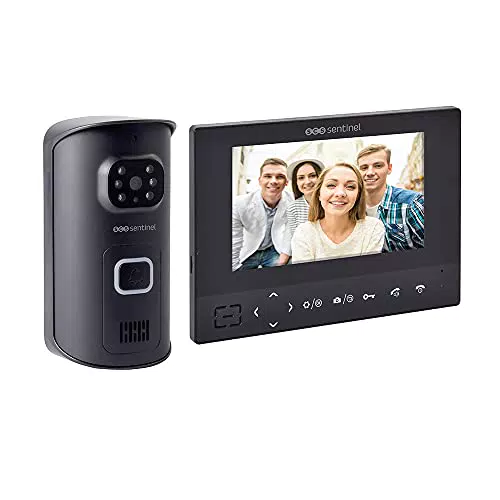 SCS Sentinel PVS0009 - Interphone Vidéo sans fil avec alarme anti arrachement