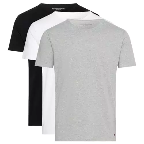 Tommy Hilfiger T-Shirt Stretch CN Tee SS UM0UM03138 à Manches Courtes