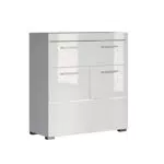 Trendteam Commode de Salle de Bain Amanda avec Tiroirs et Espace de Rangement
