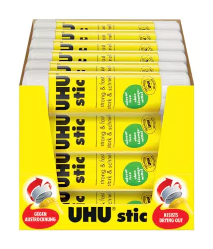 UHU Stic - Bâtons de colle sans solvants pour un usage pratique et efficace