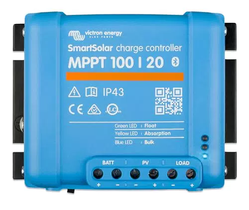 Victron Energy SmartSolar MPPT 100V 20A 48V - Contrôleur de Charge Solaire Bluetooth
