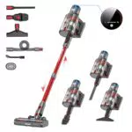 Vistefly V15 Apex Aspirateur Balai Sans Fil Puissant 10 en 1 avec Écran Tactile
