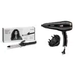 BaByliss Boucleur Curling Tong 19 mm C319E et Sèche-cheveux D373E Ionique