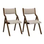 Ball & Cast Chaises de salle à manger pliantes en bois pour activités en extérieur