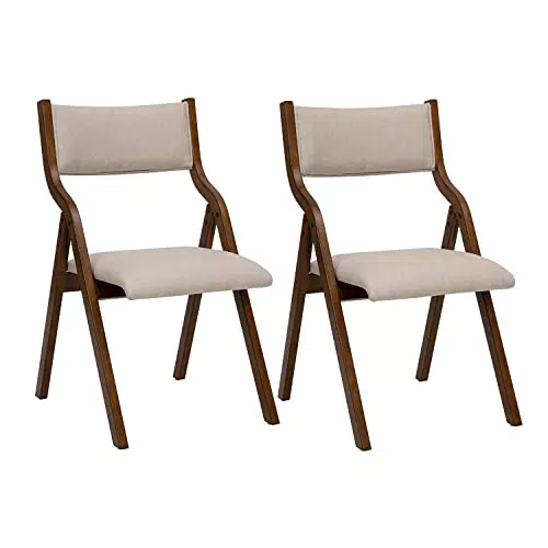 Ball & Cast Chaises de salle à manger pliantes en bois pour activités en extérieur