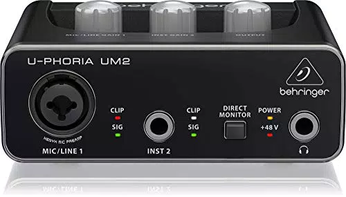 Best Price Square USB Audio Interface, Guitar UCG102 by BEHRINGER