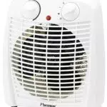 Bestron Radiateur soufflant salle de bain avec sécurité anti-renversement et protection contre la surchauffe
