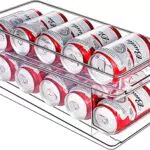 BingoHive Organisateur Roulant pour Canettes de Boisson pour Réfrigérateur