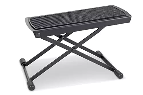 BSX Repose-pied pour guitare hauteur réglable 12-23 cm