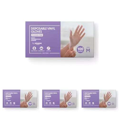 Hevea - Gants en vinyle jetables transparents