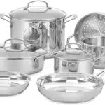 Cuisinart - Batterie de Cuisine en Acier Inoxydable, Collection Chef's Classic