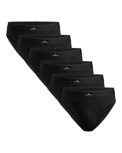 DANISH ENDURANCE Slips en Coton Stretch Ultra Doux et Confortables pour Homme