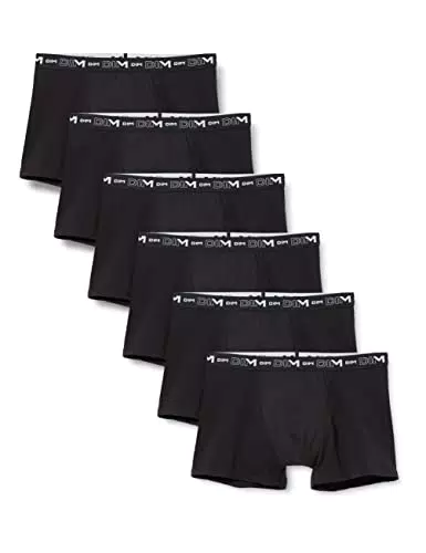 DIM Boxer Homme Coton Stretch Respirant pour un Maintien Optimal