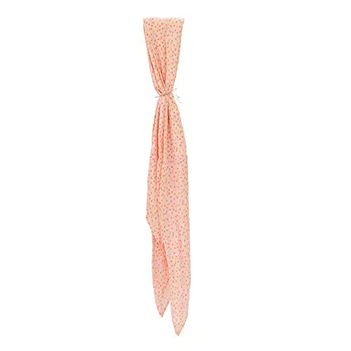 DOMIVA Mousseline Bambou Imprimée Poème 120 x 120 cm