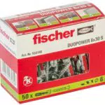 Fischer Cheville bi-matière DUOPOWER pour multi-matériaux - 12 x 60 mm