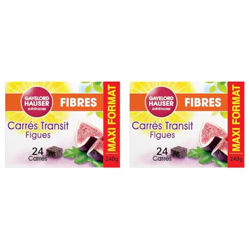 Gayelord Hauser Carrés Transit Figues et Fibres - Format Maxi