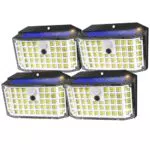 Haokiang Lampe Solaire Extérieure avec Détecteur de Mouvement IP65, 176 LED
