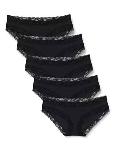 Iris & Lilly sous-Vêtements Style Hipster en Coton et Dentelle Femme