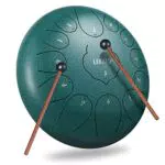 LEKATO Tambour Steel Tongue Drum 12 Pouces 13 Tons pour Méditation et Yoga