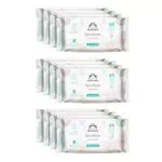 Mama Bear Lingettes Sensitives Pour Bébé, Sans Parfum - Lot de 12