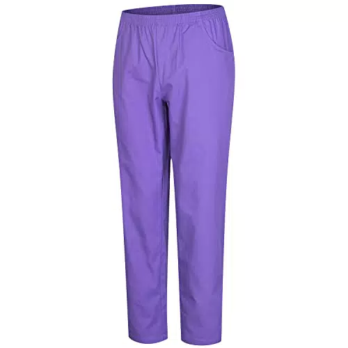 Misemiya - Pantalons Unisex Élastiques pour Travail en Clinique et Hôtellerie