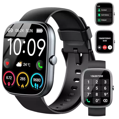 Montre Connectée Homme Femme - Smartwatch HD 1.91" avec Bluetooth et IP68